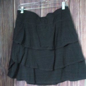 Ideology 2X skort VGUC basic black must have ruffles must have for wardrobe